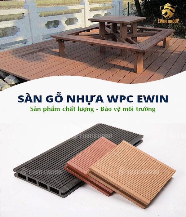 Sàn gỗ nhựa ngoài trời