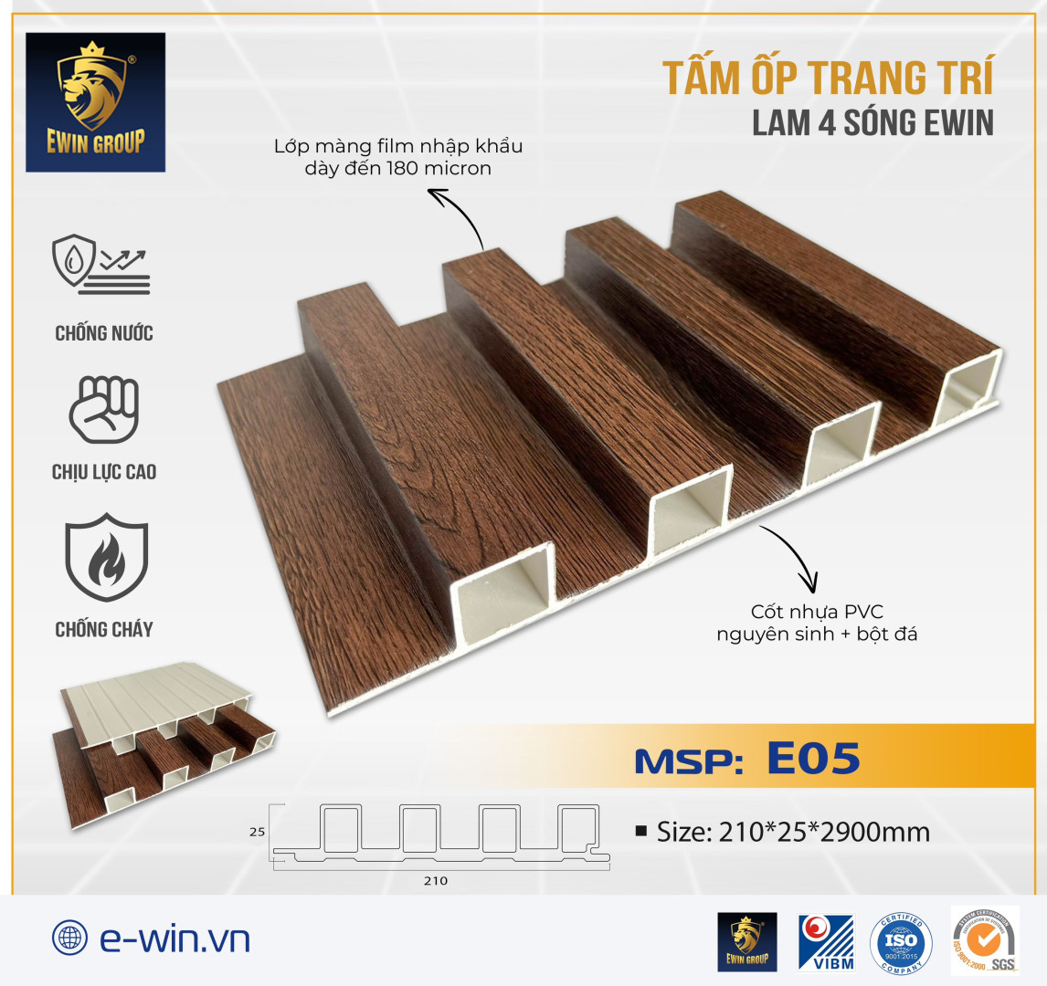 Tấm ốp lam 4 sóng – MSP: E05