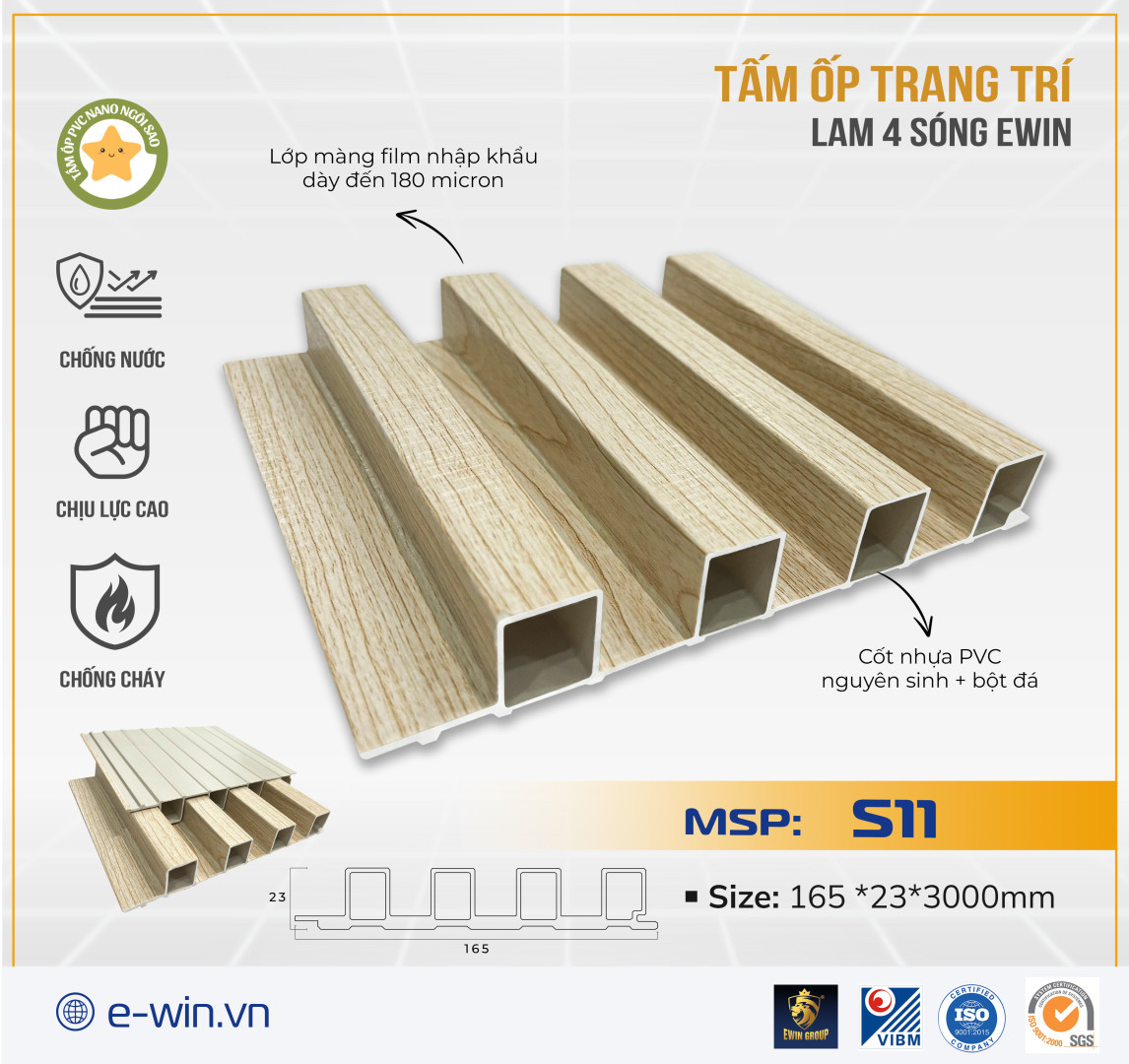 Tấm ốp lam 4 sóng – MSP: E01