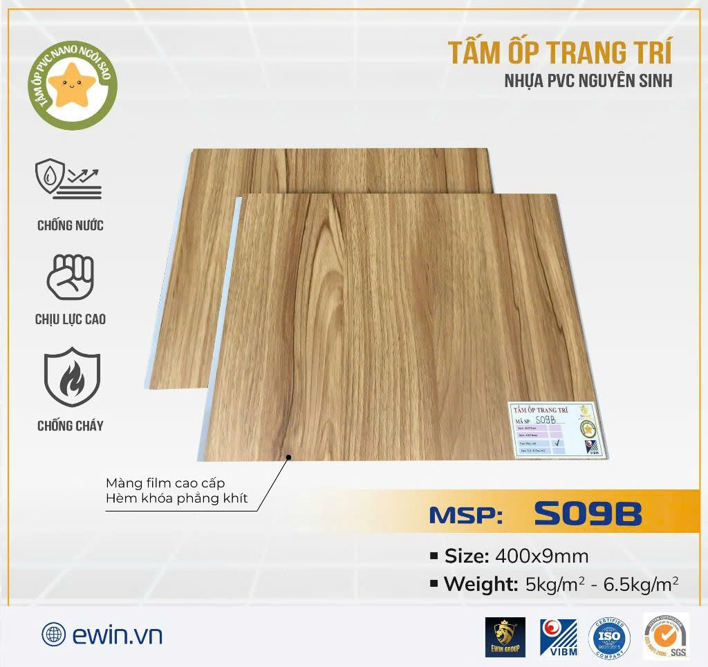 Tấm ốp Nano Ngôi sao S09B