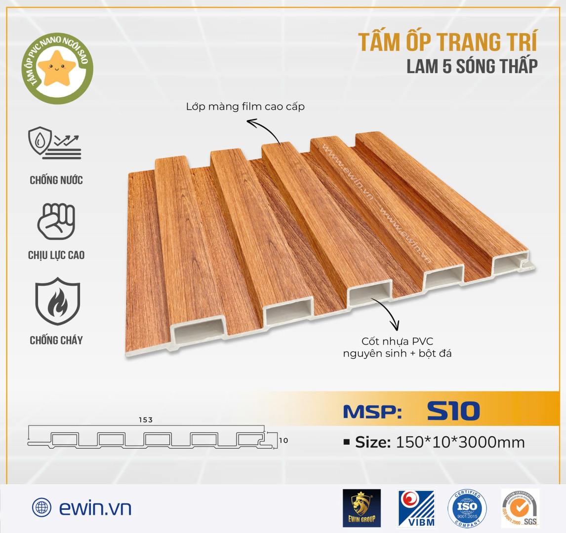Tấm ốp lam 5 sóng – MSP: S10