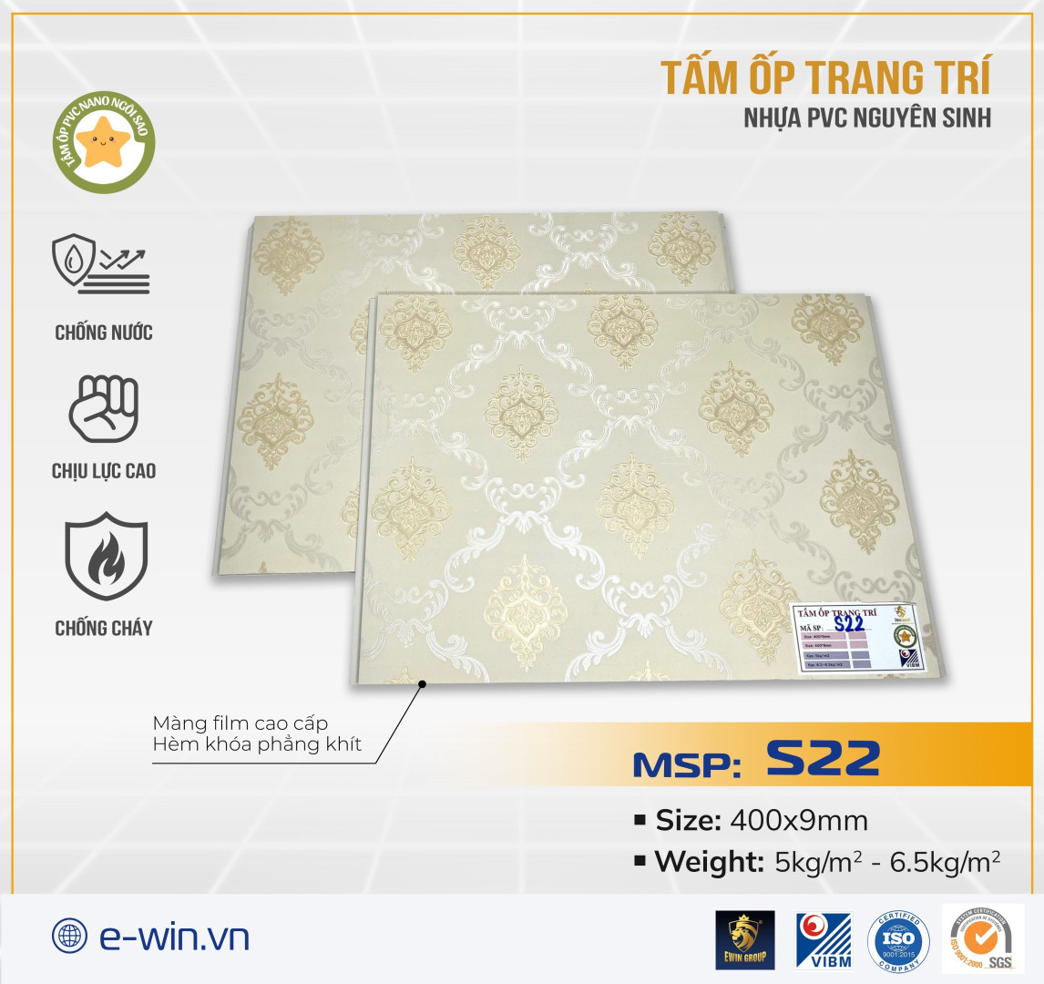 Tấm ốp Nano Ngôi sao S22