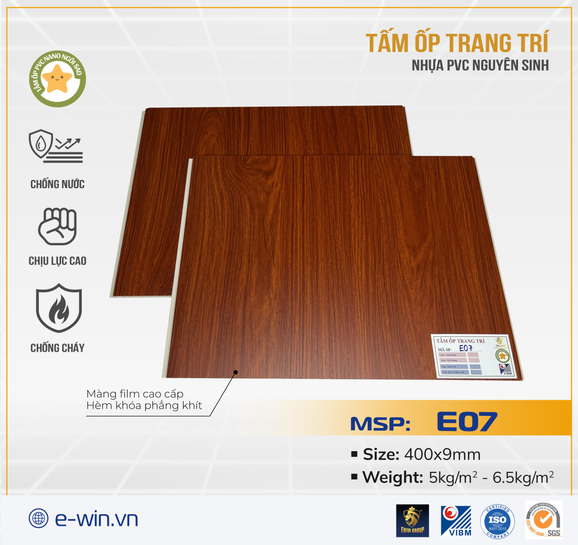 TẤM ỐP NANO EWIN E07