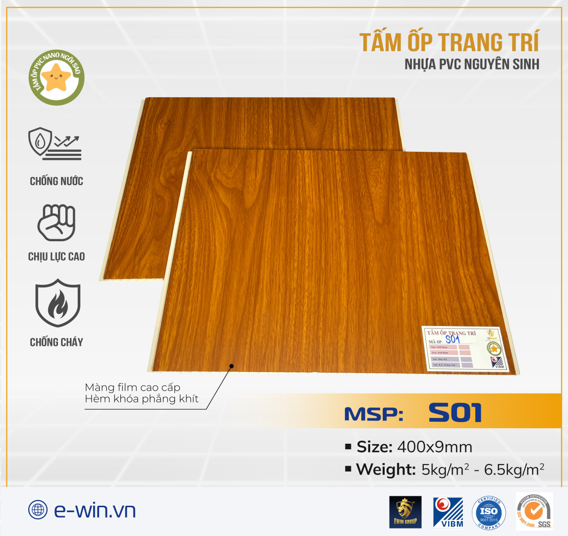 Tấm ốp Nano Ngôi sao S01
