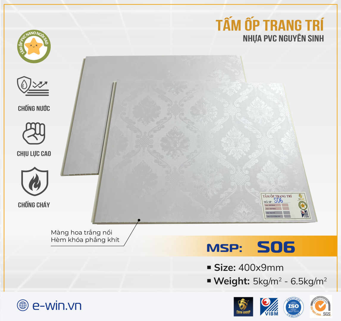 Tấm ốp Nano Ngôi sao S06