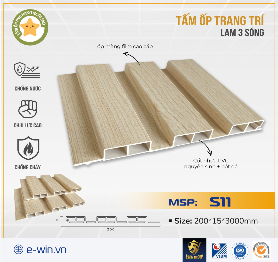 Tấm ốp lam 3 sóng – MSP: S11