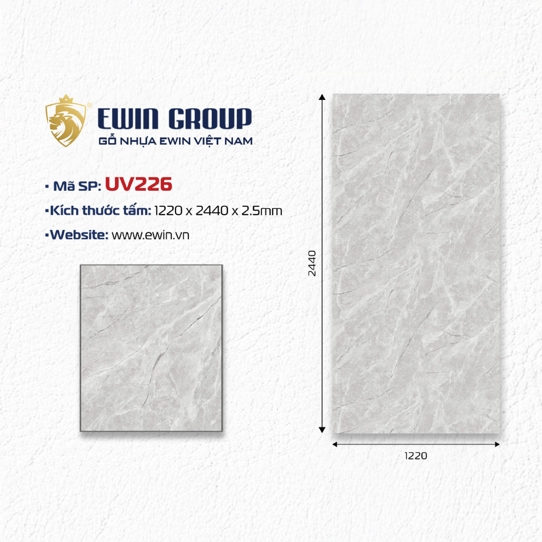 UV226 – Marble xám khói