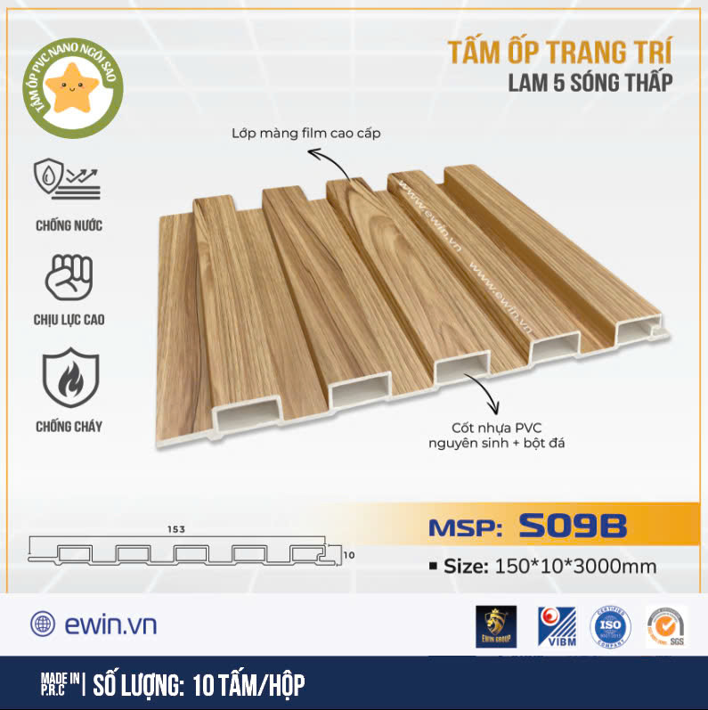 Tấm ốp lam 5 sóng – MSP: S09
