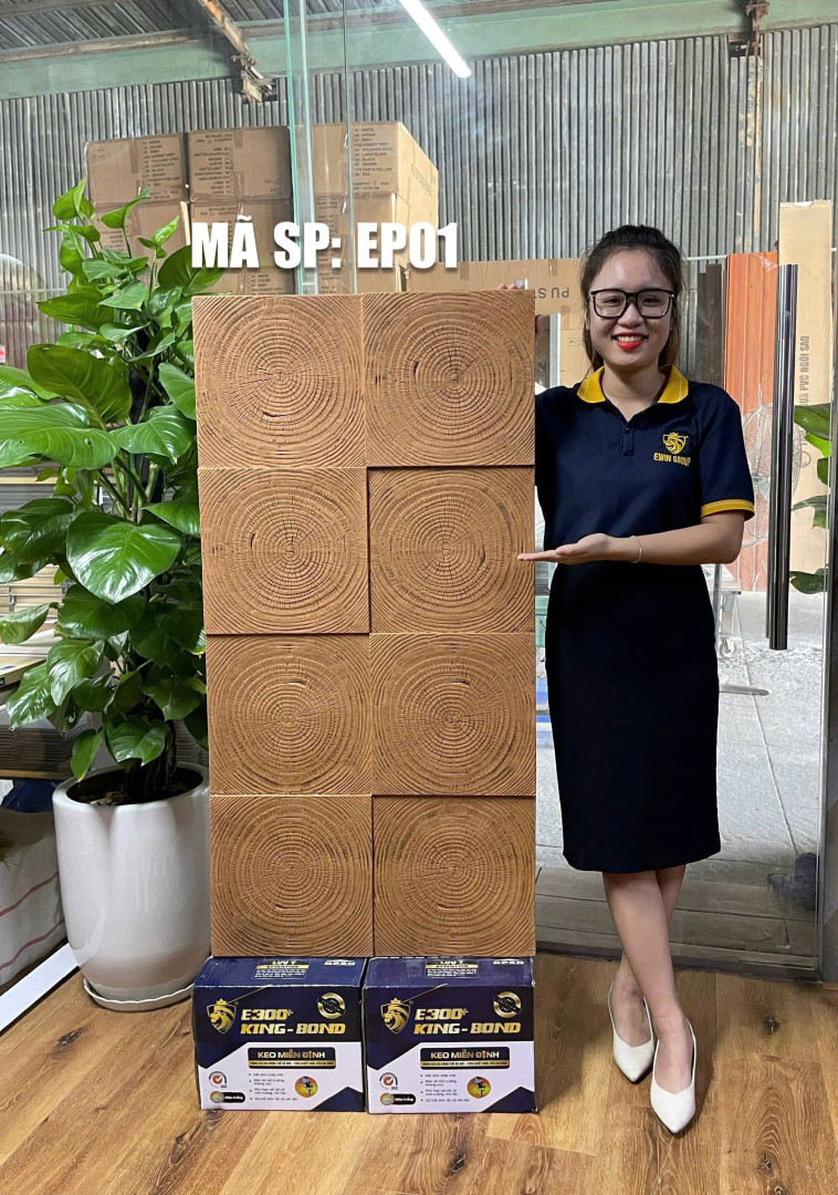 Tấm PU siêu nhẹ – Vân gỗ cao cấp Rustic Ring