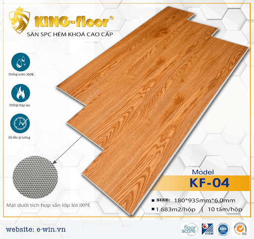 Sàn nhựa giả gỗ KF-04