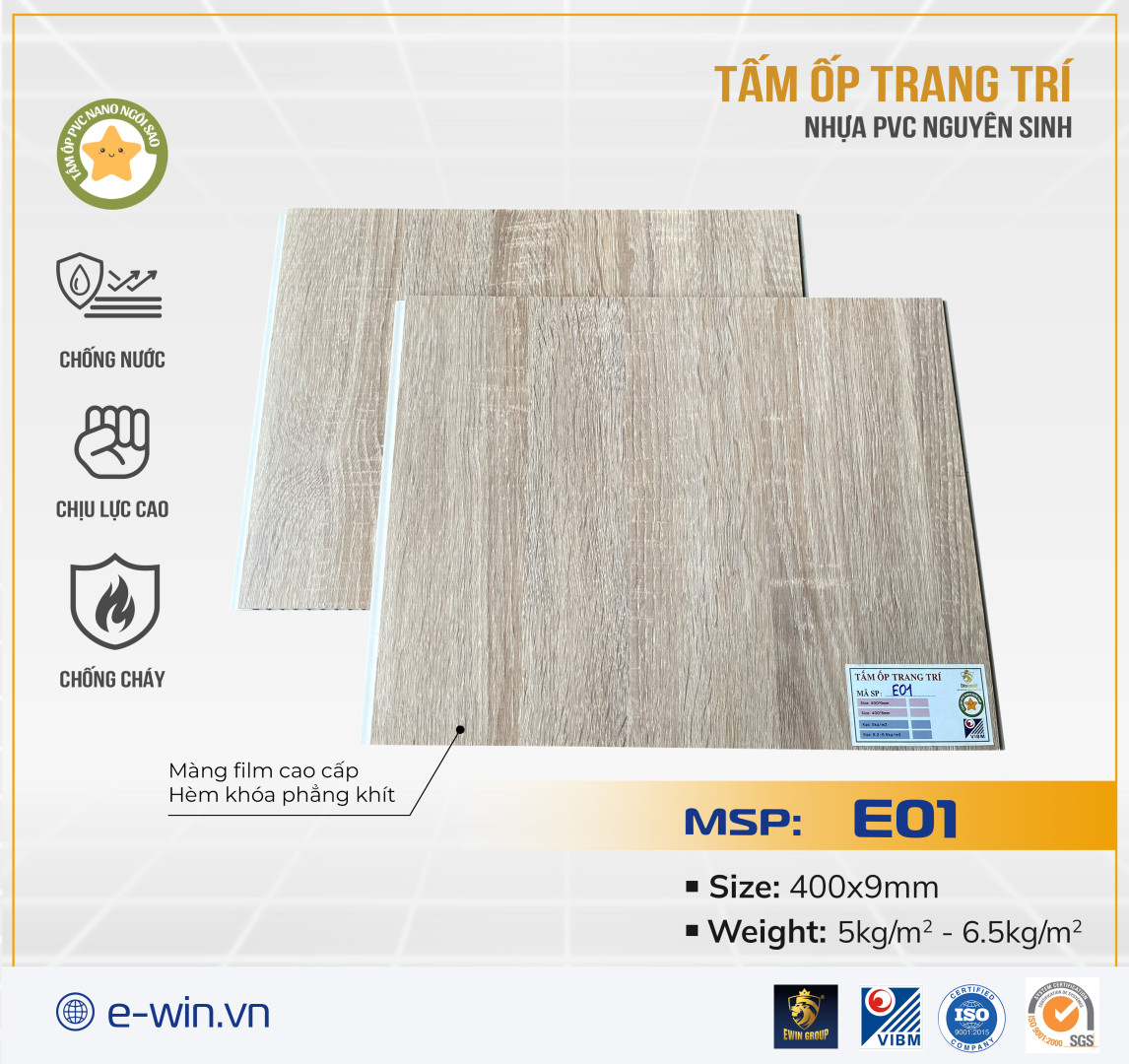 TẤM ỐP NANO EWIN E01